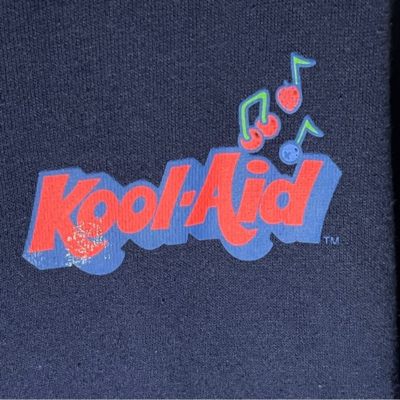 Mad Engine Retro Kool-Aid Jammers 90s Hoodie Navy Size Small Vintage Kraft Foods - Picture 4 of 10